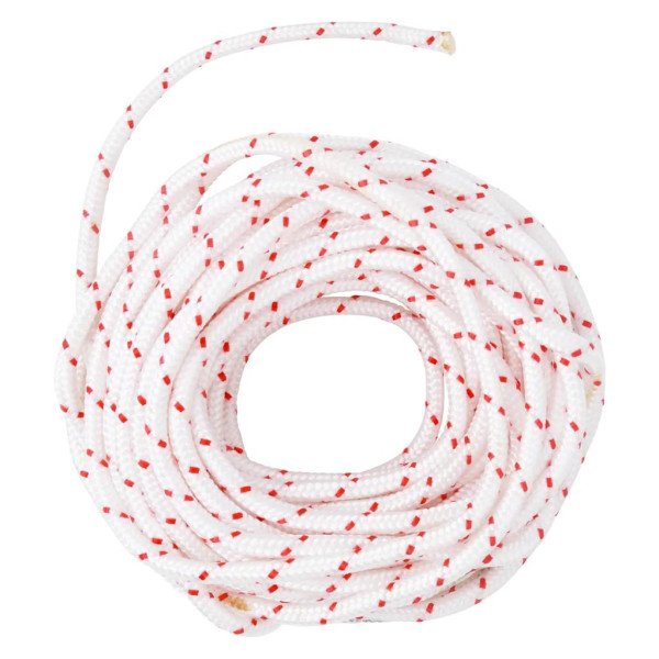 Cabo de arranque Ø6 mm 10 m nylon branco e vermelho M 4