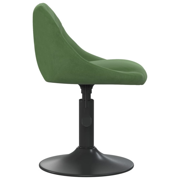 Silla de comedor de terciopelo verde oscuro M 3