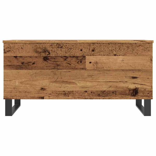Mesa de centro madera de ingeniería envejecida 90x44.5x45 cm M 4