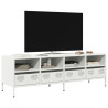 Mueble para TV acero laminado en frío blanco 135x39x43.5 cm 1