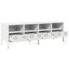 Mueble para TV acero laminado en frío blanco 135x39x43.5 cm 5