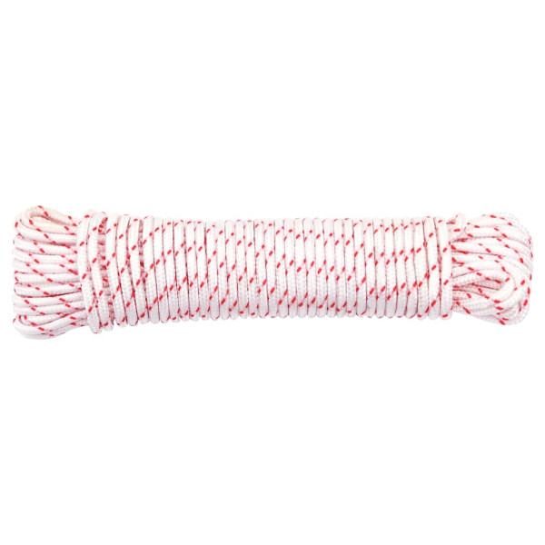 Cabo de arranque Ø3 mm 10 m nylon branco e vermelho M 4