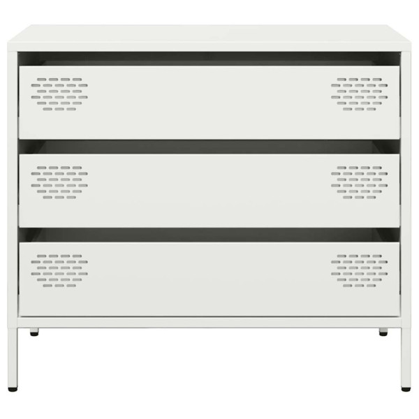 Aparador de acero laminado en frío blanco 68x39x58.5 cm M 5