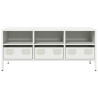 Mueble para TV acero laminado en frío blanco 101.5x39x43.5 cm 4