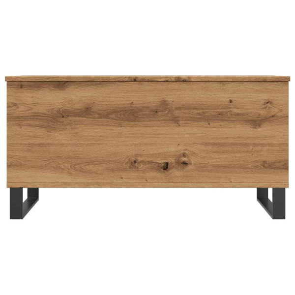 Mesa de centro madera de ingeniería roble artisan 90x44.5x45 cm M 4