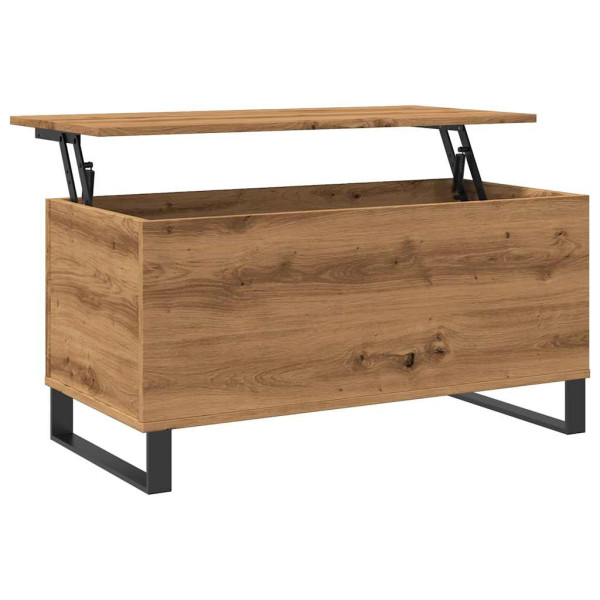 Mesa de centro madera de ingeniería roble artisan 90x44.5x45 cm M 5