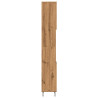 Armario de baño madera contrachapada roble artisan 30x30x190 cm 5