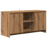 Mueble de TV madera ingeniería roble artesanal 102x37.5x52.5cm 2