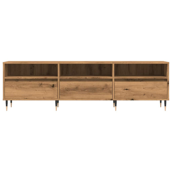 Mueble de TV madera de ingeniería roble artisan 150x30x44.5 cm M 4