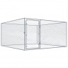Perrera de exterior de acero galvanizado 2x2x1 m 1