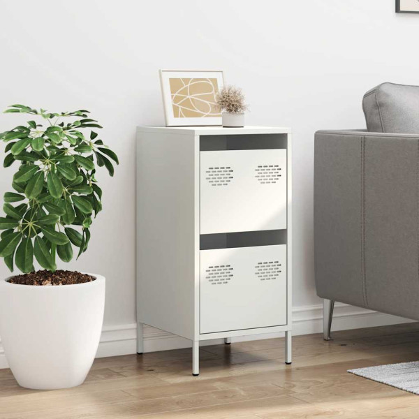 Aparador de acero laminado en frío blanco 35x39x73.5 cm M 3