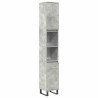 Set muebles de baño 2 piezas madera contrachapada gris hormigón 4