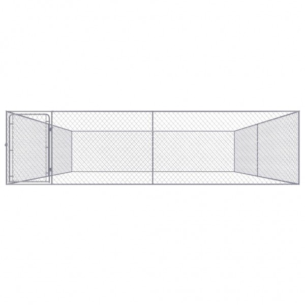 Perrera de exterior de acero galvanizado 4x4x1 m M 2