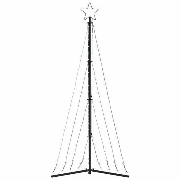 Luces para árbol de Navidad 339 LEDs blanco cálido 187 cm M 5