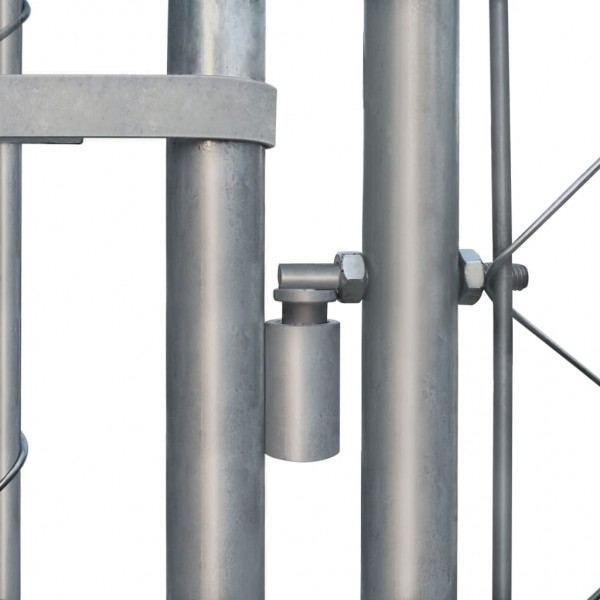 Perrera de exterior de acero galvanizado 4x4x1 m M 4