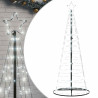 LED Árvore de Natal 200 LEDs Branco Frio 182 cm 2
