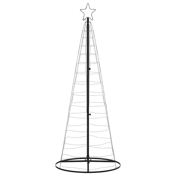 LED Árvore de Natal 200 LEDs Branco Frio 182 cm M 5