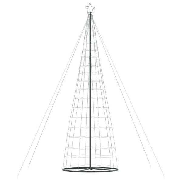 Árbol de Navidad cono de luz 1534 LEDs blanco cálido 503 cm M 4