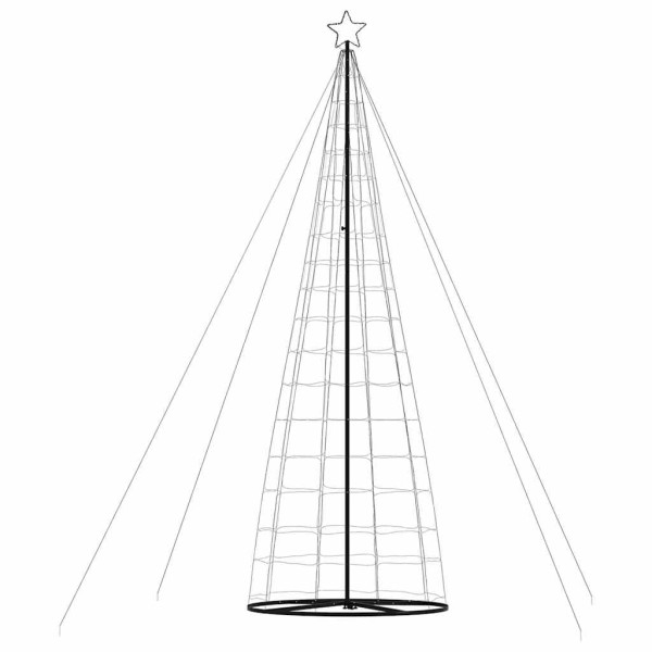 Árbol de Navidad cono de luz 1534 LEDs blanco cálido 503 cm M 5