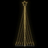 Luces para árbol de Navidad 447 LEDs blanco cálido 249 cm 1