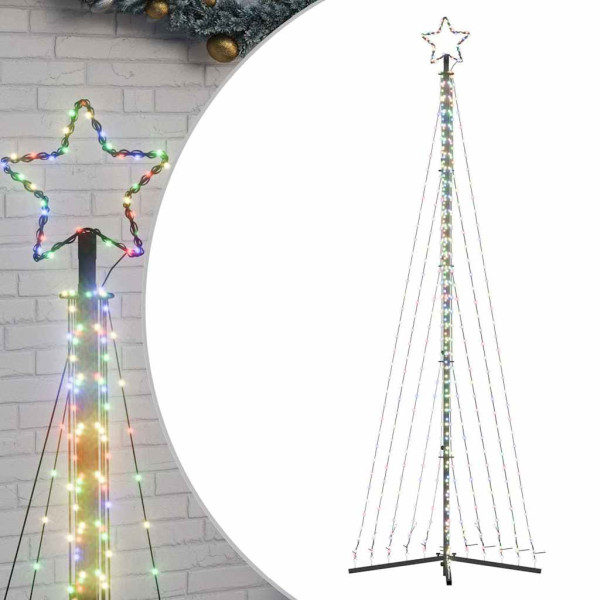 LED Árvore de Natal 495 LEDs Coloridos 300.5 cm M 2