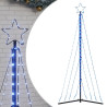 Luces para árbol de Navidad 339 LED azul 187 cm 2