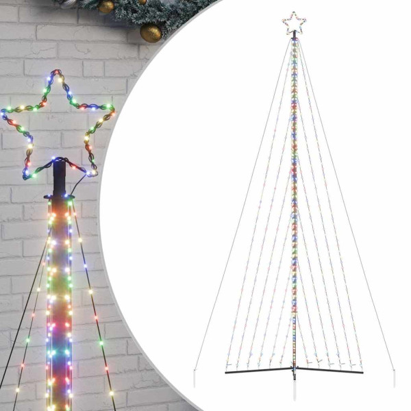LED Árvore de Natal 789 LEDs Colorido 476 cm M 2