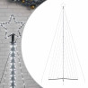 Luces para árbol de Navidad 789 LEDs blanco frío 476 cm 2