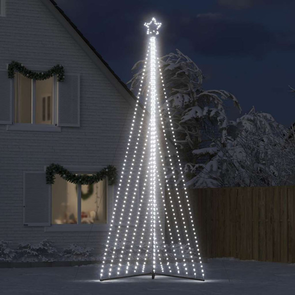 Luces para árbol de Navidad 789 LEDs blanco frío 476 cm M 3
