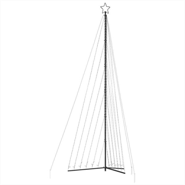 Luces para árbol de Navidad 789 LEDs blanco frío 476 cm M 4