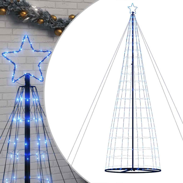 LED Árvore de Natal 1534 LEDs Azul 503 cm M 2