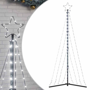 Luces para árbol de Navidad 339 LEDs blanco frío 187 cm H