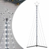 Luces para árbol de Navidad 339 LEDs blanco frío 187 cm 2