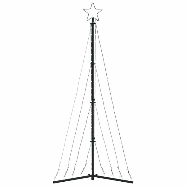 Luces para árbol de Navidad 339 LEDs blanco frío 187 cm M 5