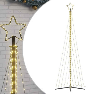 LED Árvore de Natal 495 LEDs Branco Quente 300.5 cm H