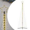Luces para árbol de Navidad 495 LEDs blanco cálido 300.5 cm 2