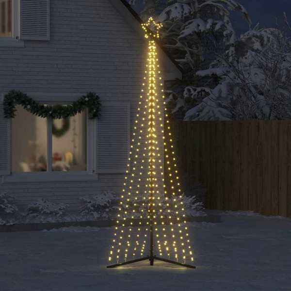 LED Árvore de Natal 495 LEDs Branco Quente 300.5 cm M 3