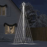 Luces para árbol de Navidad 570 LEDs blanco frío 399 cm 3