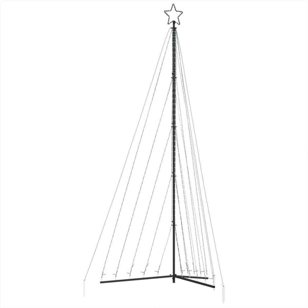 LED Árvore de Natal 570 LEDs Branco Frio 399 cm M 4