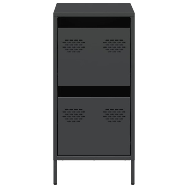 Aparador de acero laminado en frío negro 35x39x73.5 cm M 5