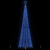 Árbol de Navidad cono con estacas 1534 LEDs azul 500 cm 1