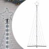 Luces para árbol de Navidad 447 LEDs blanco frío 249 cm 2