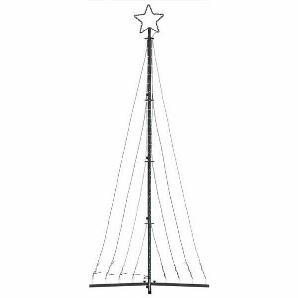 Luzes de árvore de Natal 447 LEDs brancos frios 249 cm M 5