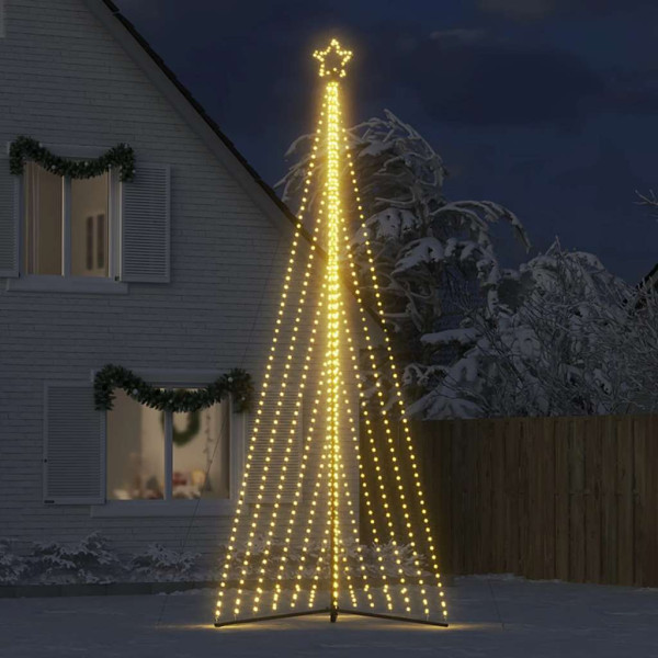 Luces para árbol de Navidad 789 LEDs blanco cálido 476 cm M 3