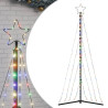 LED Árvore de Natal 339 LEDs Colorido 187 cm 2