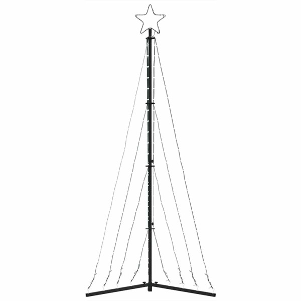LED Árvore de Natal 339 LEDs Colorido 187 cm M 5