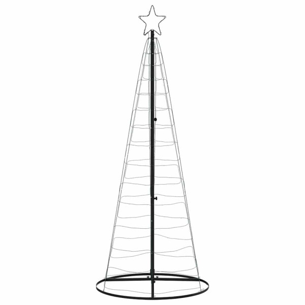 Cone de luz de árvore de Natal 200 LEDs azuis 182 cm M 5