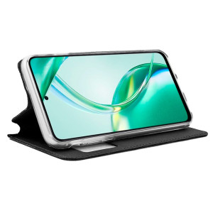 Funda COOL Flip Cover para Honor 200 Smart 5G Liso Negro H