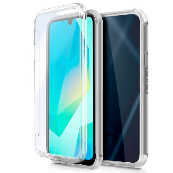 Funda COOL Silicona 3D para Samsung A165 Galaxy A16 / A 16 5G (Transparente Frontal + Trasera) D