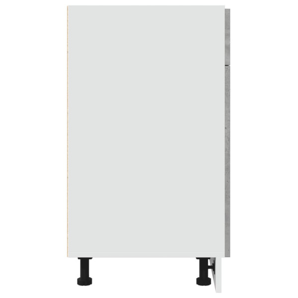 Armario inferior cajón contrachapada gris hormigón 80x46x81.5cm M 5